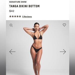 BNWT Skims Cheeky Tanga Bottom